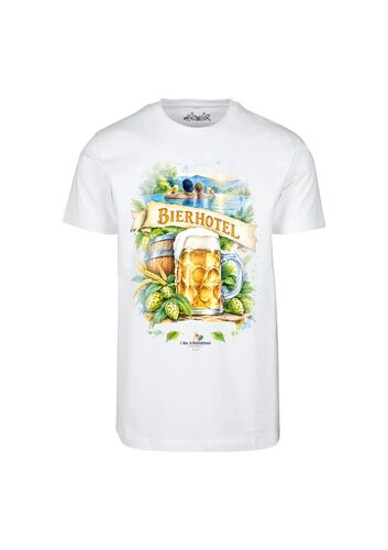 Wellnessurlaub: "Bierhotel" T-Shirt Herren