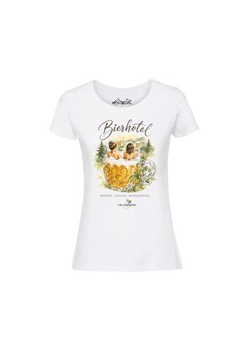 Wellnessurlaub: "Bierhotel" T-Shirt Damen